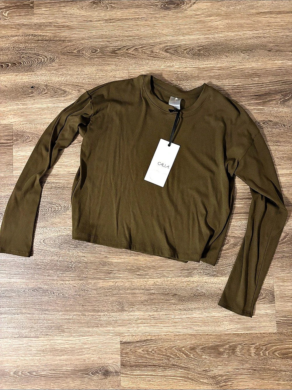 CALA Long Sleeve Top in Brown NWT - Picture 1 of 2